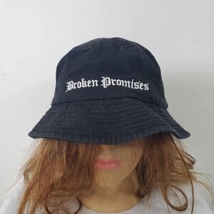 Broken Promises Slogan Bucket Hat